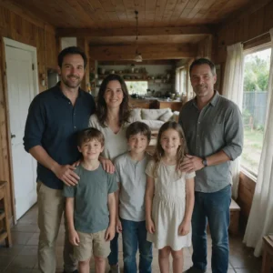 Tios, sobrinhos e mãe para ilustrar um teste de ADN de parentesco realizado pela CEFEGEN