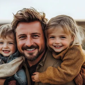 Dos medio hermanos con el mismo padre y distinta madre para ilustrar una prueba de ADN de medio hermandad realizada por CEFEGEN.